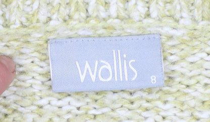 Womens UK Size 8 Wallis Beige Cardigan Jumper