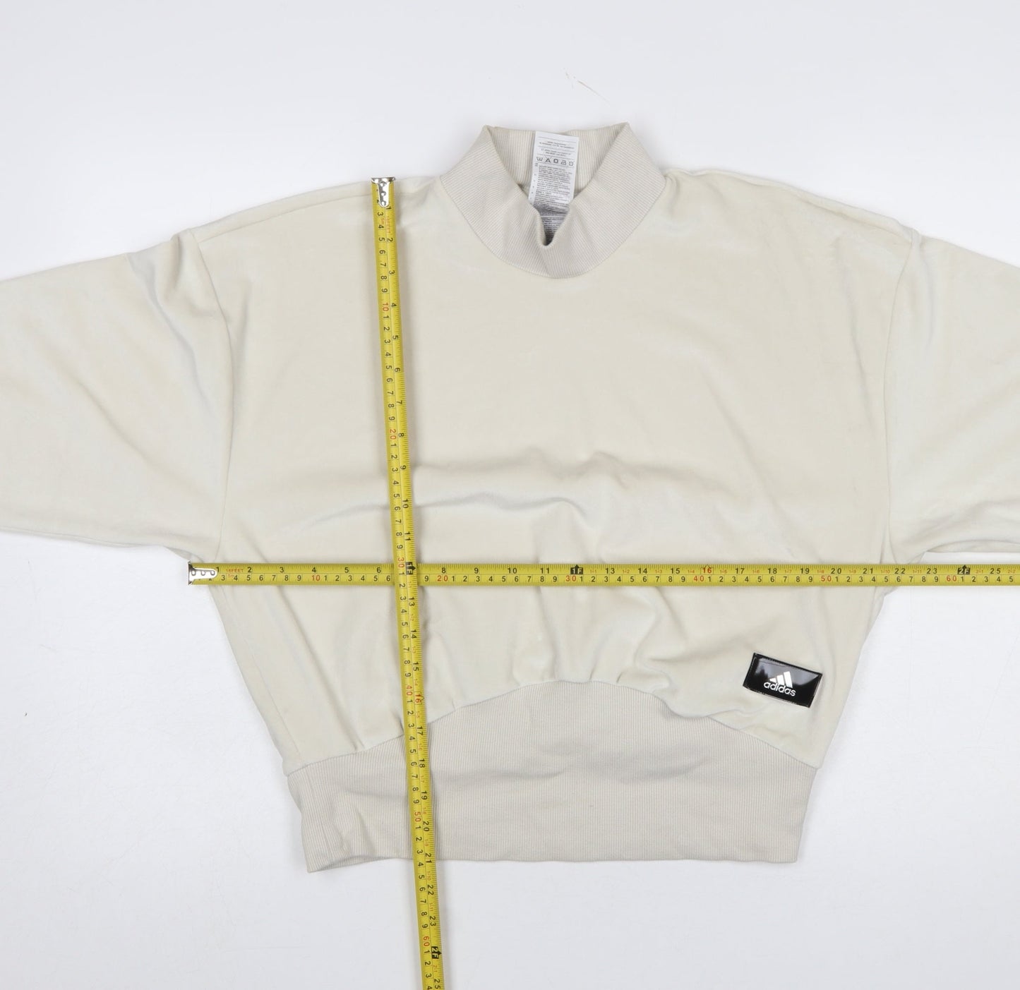 Womens UK Size 8-10 adidas Beige Pullover Sweatshirt