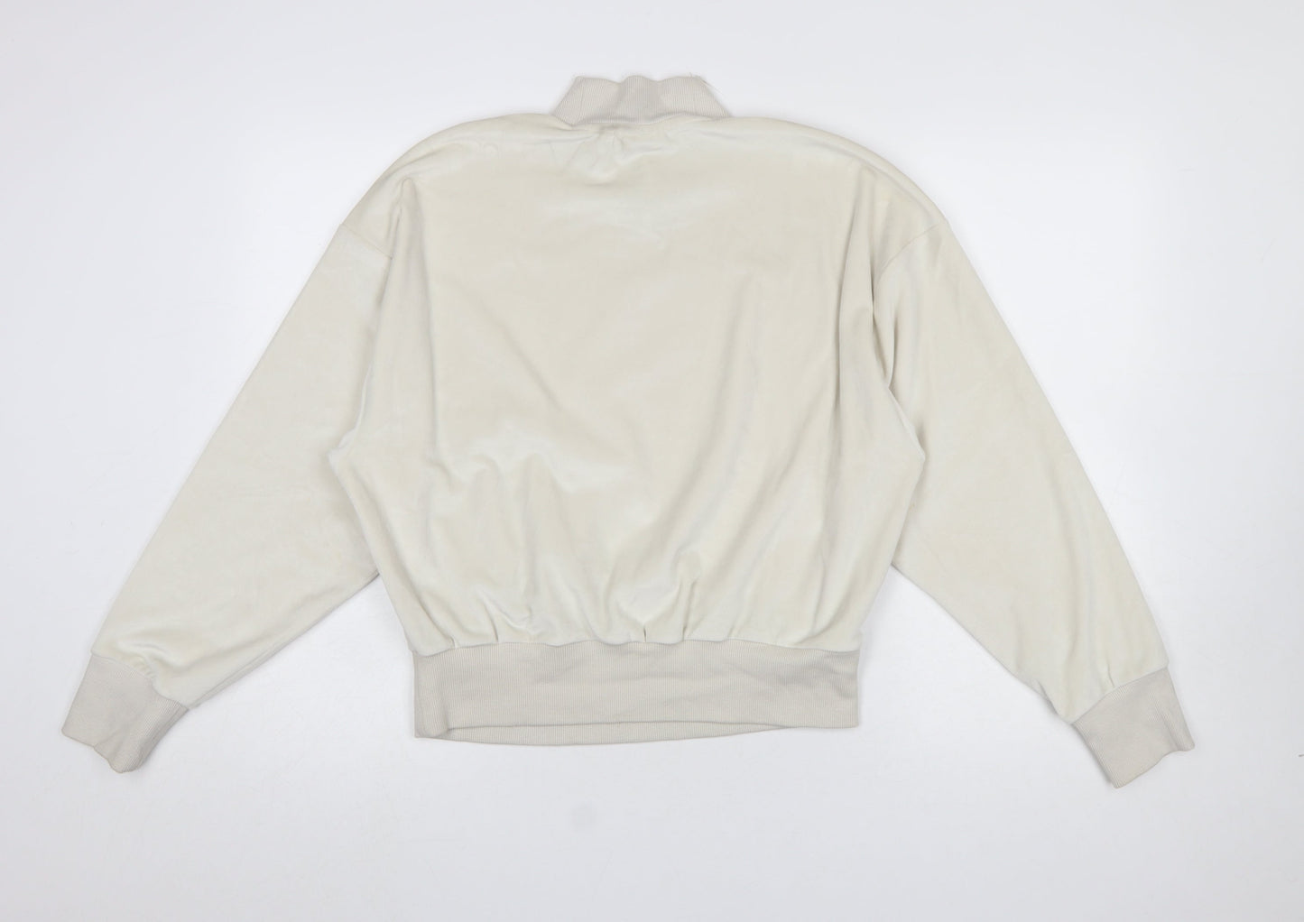 Womens UK Size 8-10 adidas Beige Pullover Sweatshirt