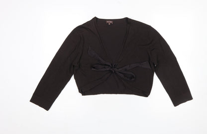 Womens UK Size 16 Phase Eight Black Cardigan Jumper