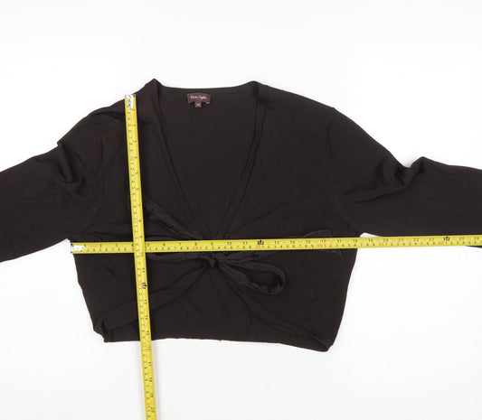 Womens UK Size 16 Phase Eight Black Cardigan Jumper