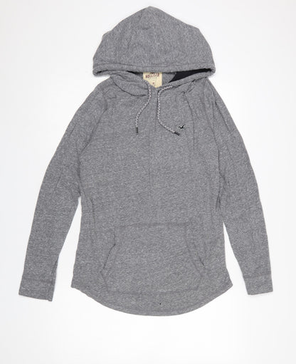 Mens UK Size M Hollister Grey Pullover Hoodie