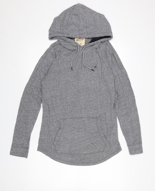 Mens UK Size M Hollister Grey Pullover Hoodie