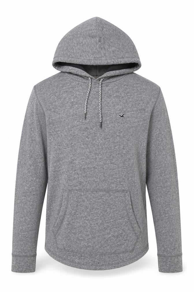 Mens UK Size M Hollister Grey Pullover Hoodie