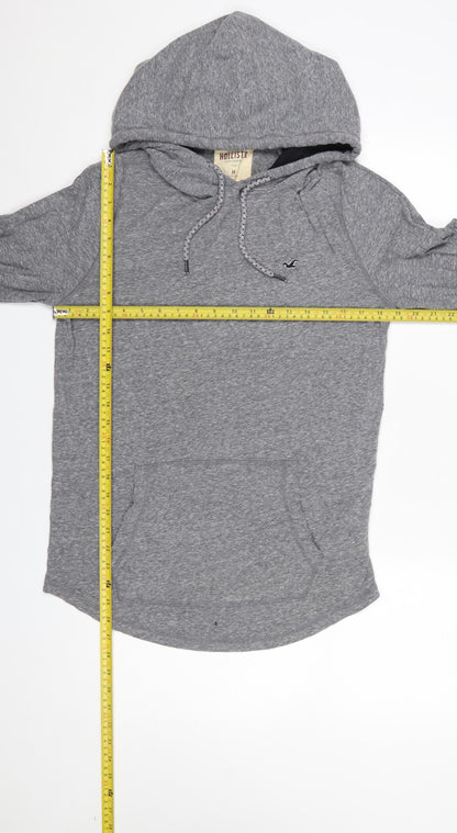 Mens UK Size M Hollister Grey Pullover Hoodie