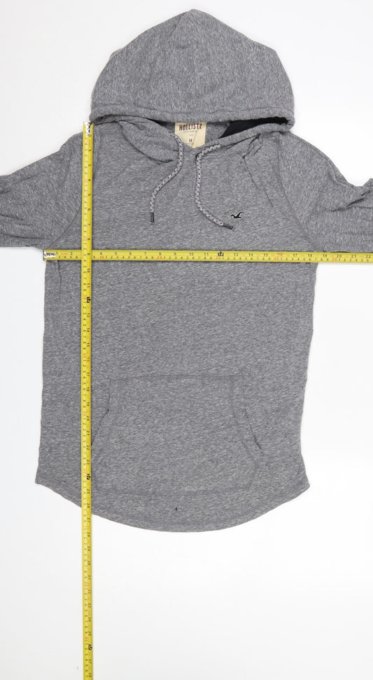 Mens UK Size M Hollister Grey Pullover Hoodie