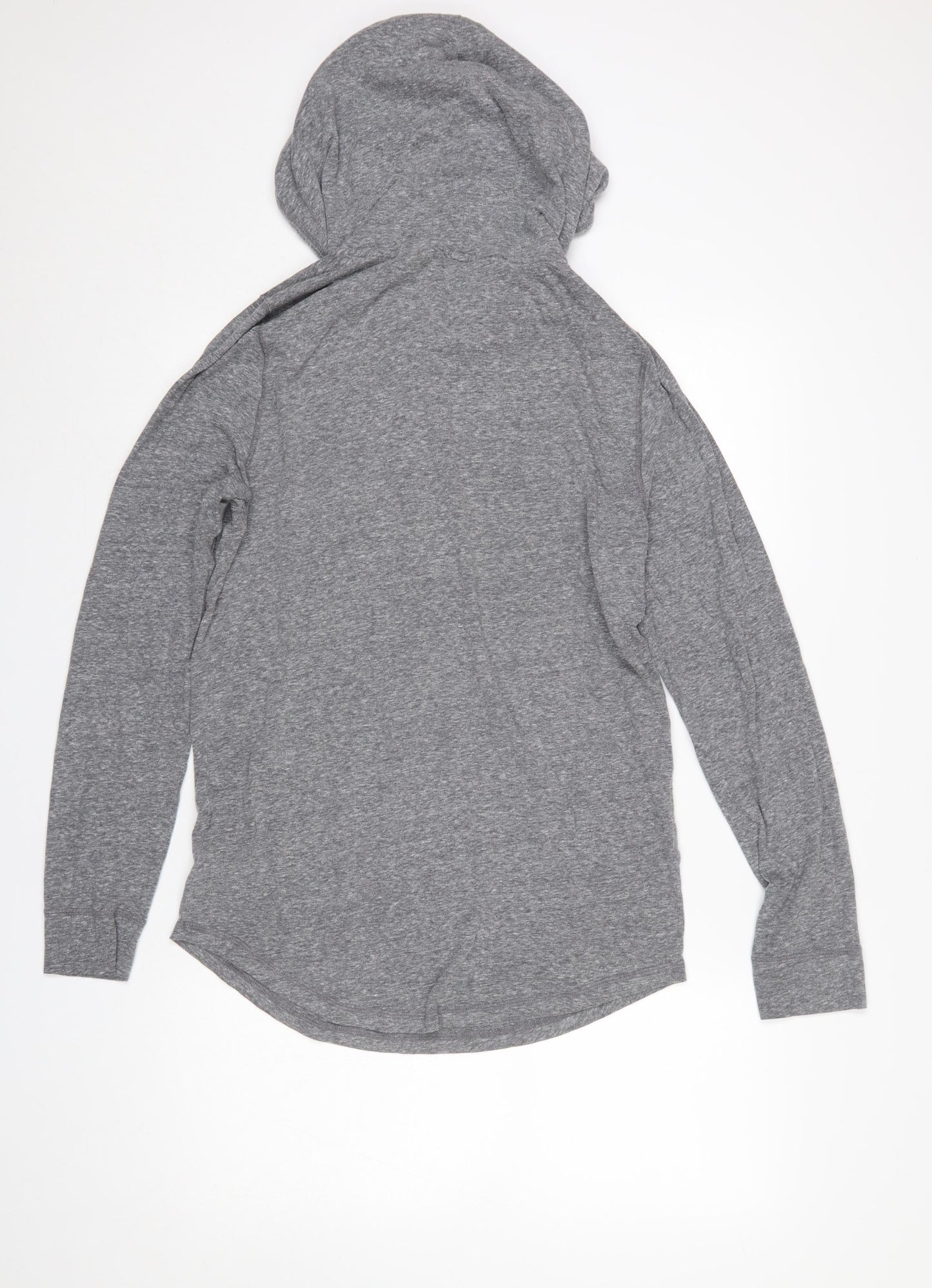 Mens UK Size M Hollister Grey Pullover Hoodie