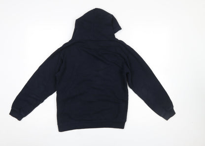Boys UK Size 9-11 Years Just Hoods Blue Pullover Hoodie
