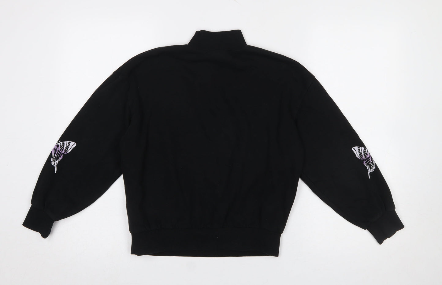 Girls UK Size 9-10 Years Destination Black Pullover Casual