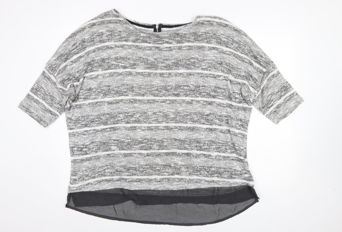 Womens UK Size 24 M&Co Grey Pullover Jumper