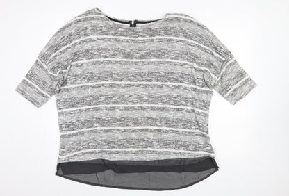 Womens UK Size 24 M&Co Grey Pullover Jumper