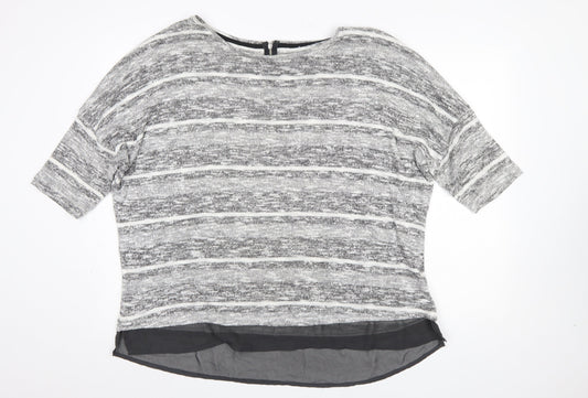 Womens UK Size 24 M&Co Grey Pullover Jumper