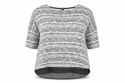 Womens UK Size 24 M&Co Grey Pullover Jumper
