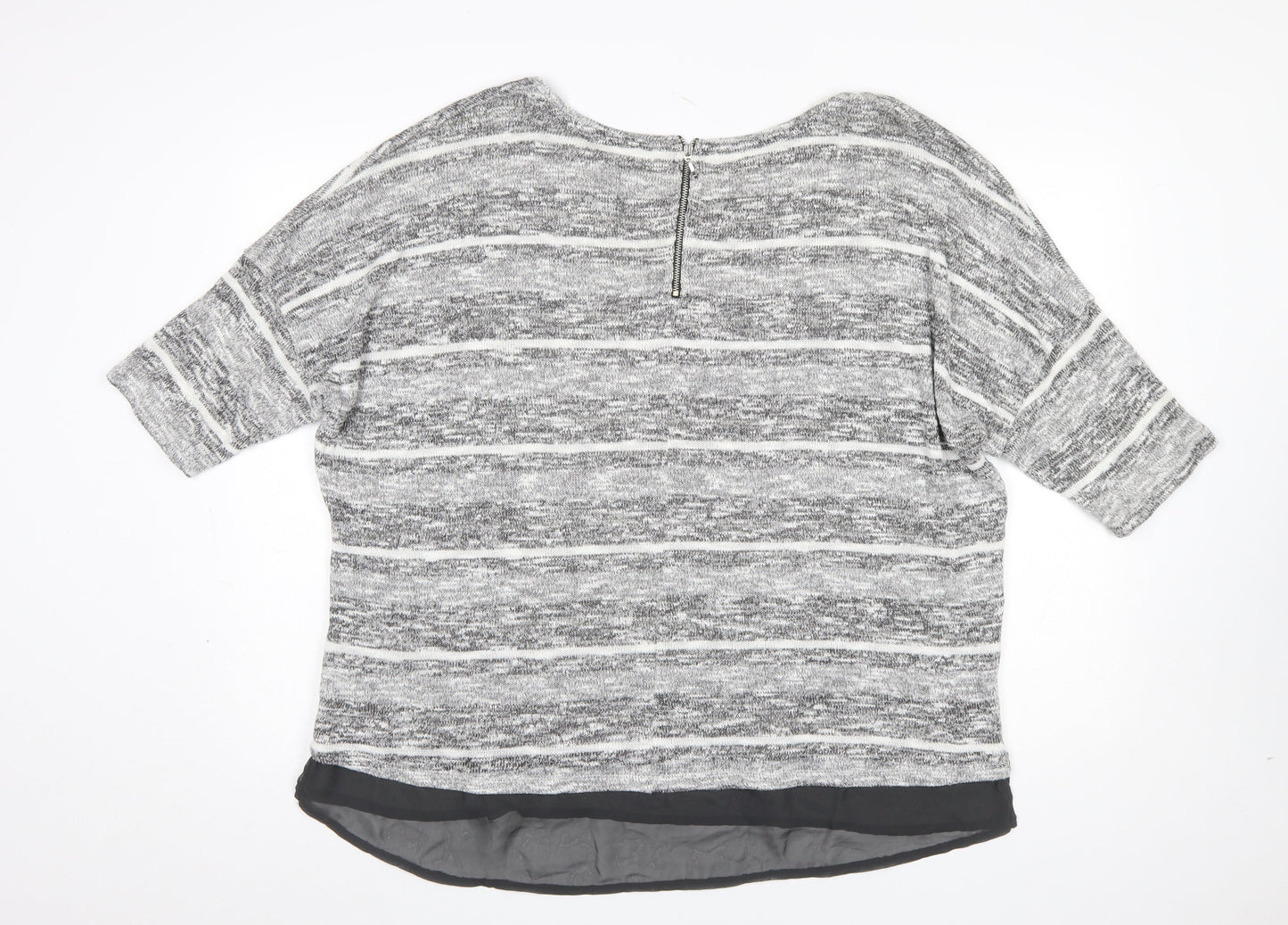 Womens UK Size 24 M&Co Grey Pullover Jumper