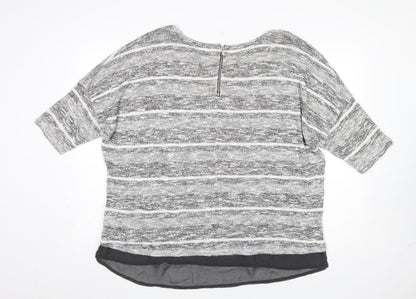 Womens UK Size 24 M&Co Grey Pullover Jumper