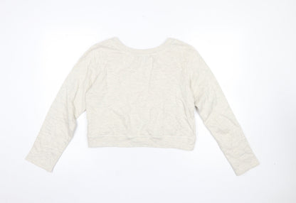 Womens UK Size S Brat & Suzie Beige Pullover Sweatshirt