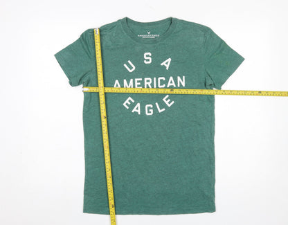 Mens UK Size XS American Eagle Outfitters Green  T-Shirt