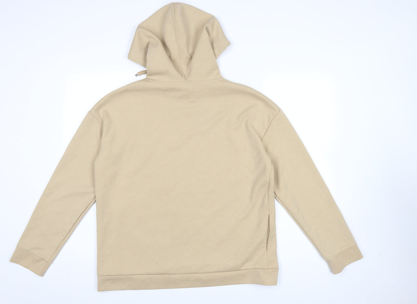 Womens UK Size M Stradivarius Beige Pullover Hoodie