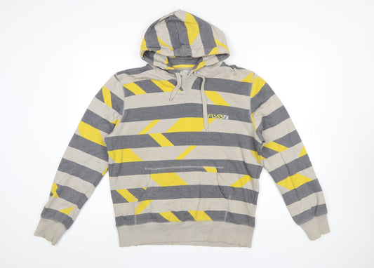 Mens UK Size M FLY53 Grey Pullover Hoodie