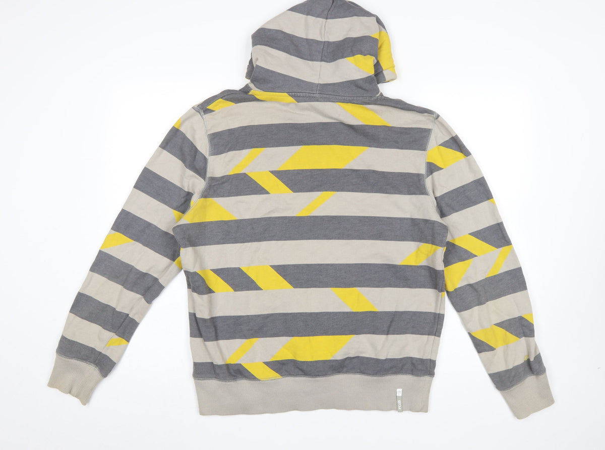 Mens UK Size M FLY53 Grey Pullover Hoodie
