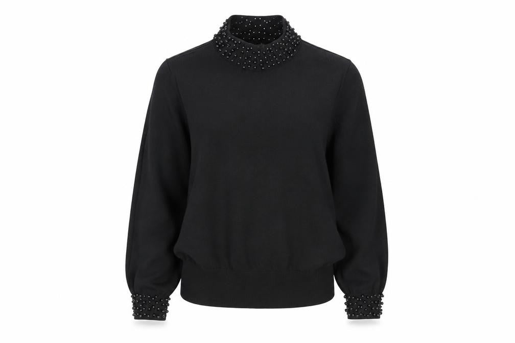 Womens UK Size XS H&M Black Pullover Jumper