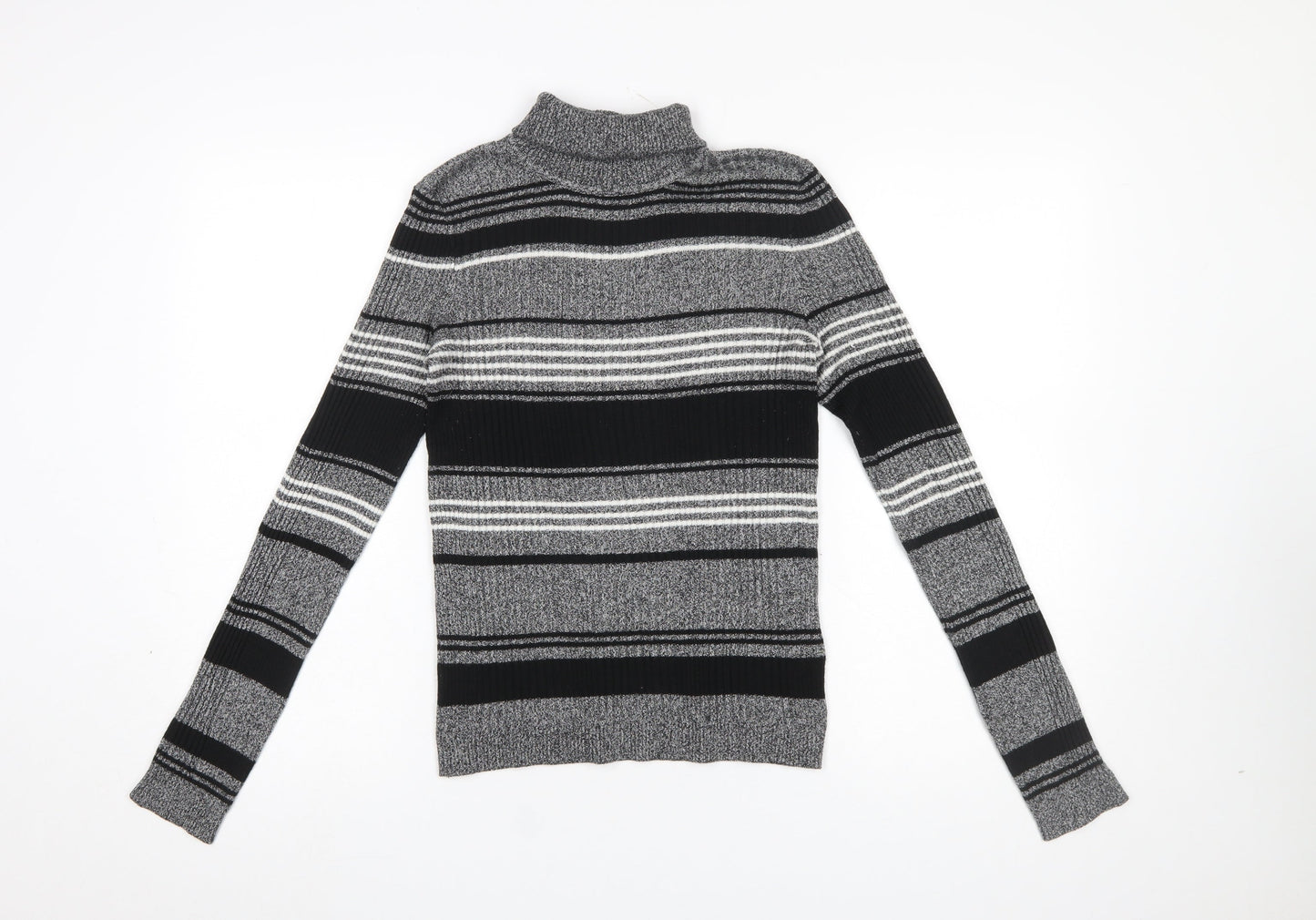 Womens UK Size 12 Red Herring Grey Pullover Jumper