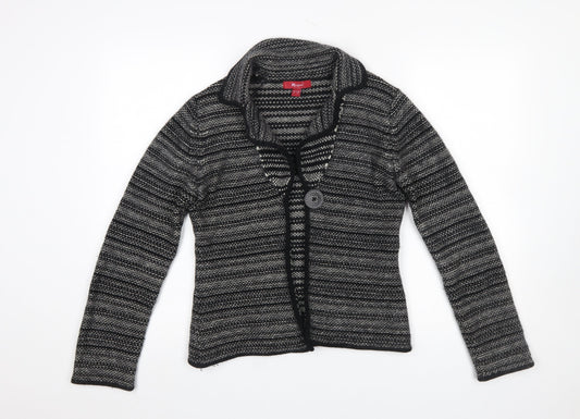 Womens UK Size 12 Monsoon Black Cardigan Jumper