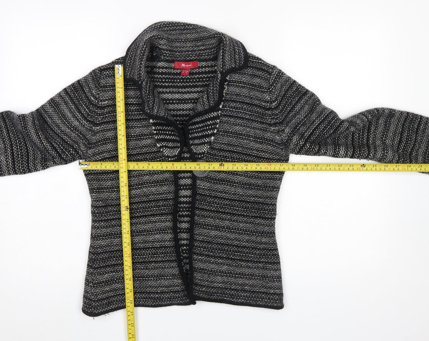 Womens UK Size 12 Monsoon Black Cardigan Jumper