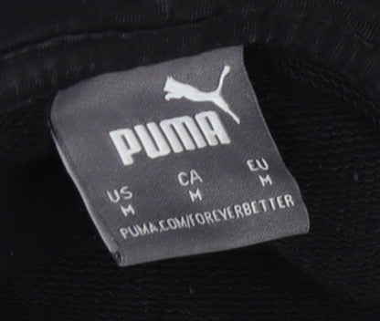 Mens UK Size M PUMA Black Pullover Hoodie