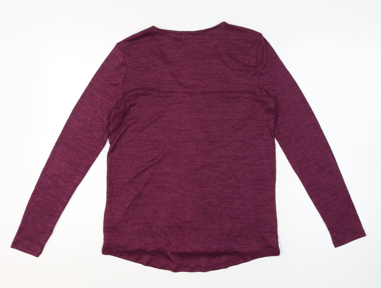 Womens UK Size S Gap Purple Wrap T-Shirt