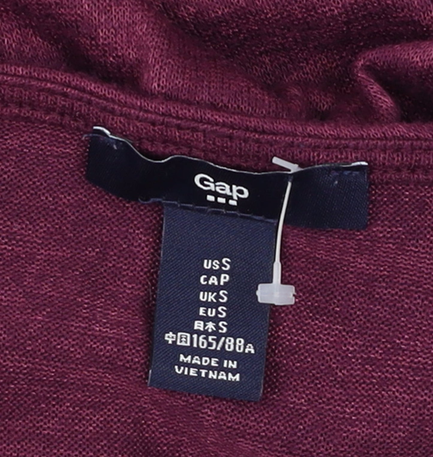 Womens UK Size S Gap Purple Wrap T-Shirt
