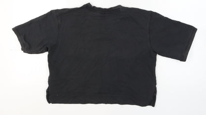 Womens UK Size 8 adidas Black Gym & Training Running & Jogging Yoga T-Shirt