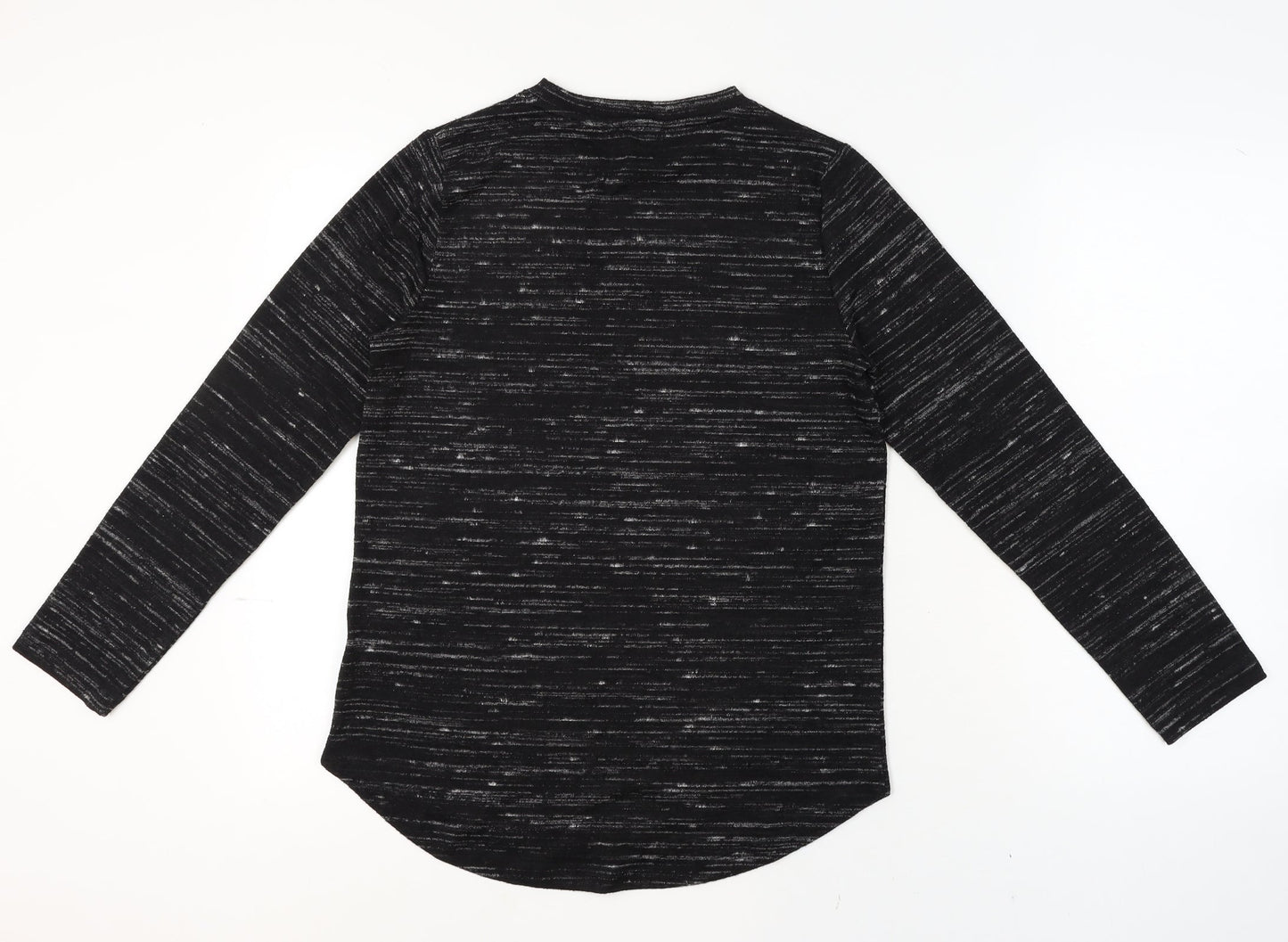 Womens UK Size 10 Marks and Spencer Black Basic T-Shirt