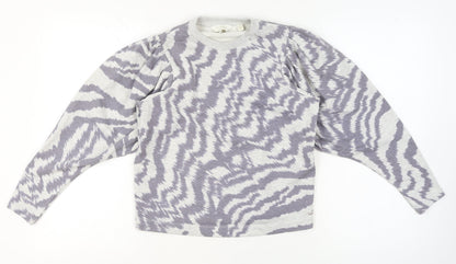 Womens UK Size XS Ted Baker Grey Pullover Jumper