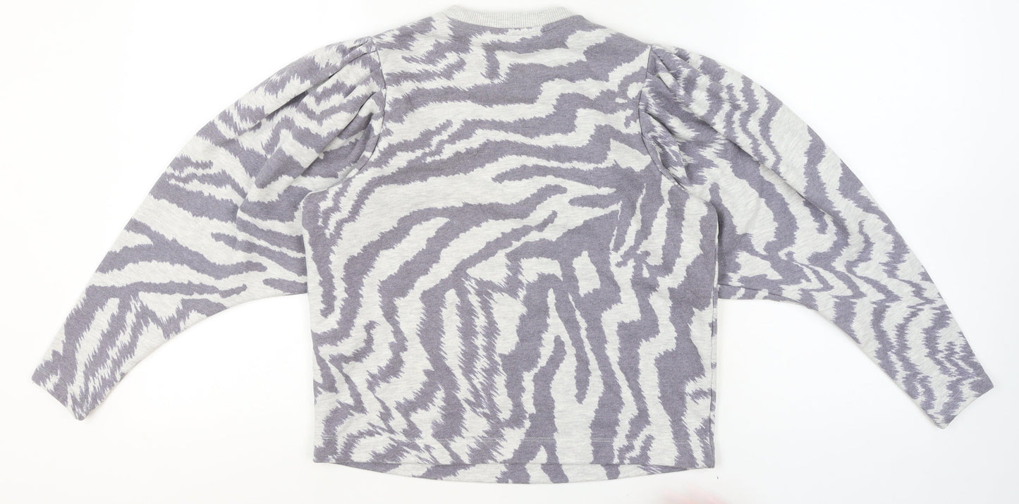 Womens UK Size XS Ted Baker Grey Pullover Jumper