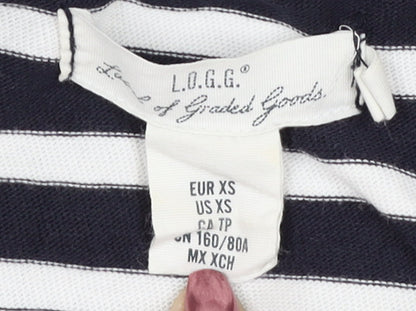 Womens UK Size XS L.O.G.G. T-Shirt Dress