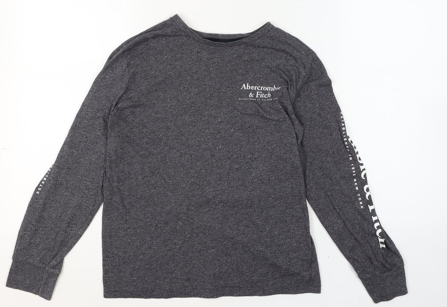 Mens UK Size XS Abercrombie & Fitch Grey  T-Shirt