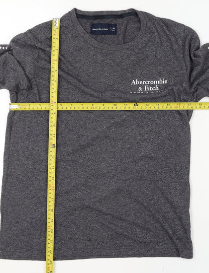 Mens UK Size XS Abercrombie & Fitch Grey  T-Shirt