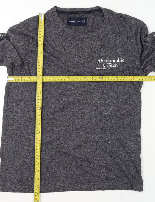 Mens UK Size XS Abercrombie & Fitch Grey  T-Shirt