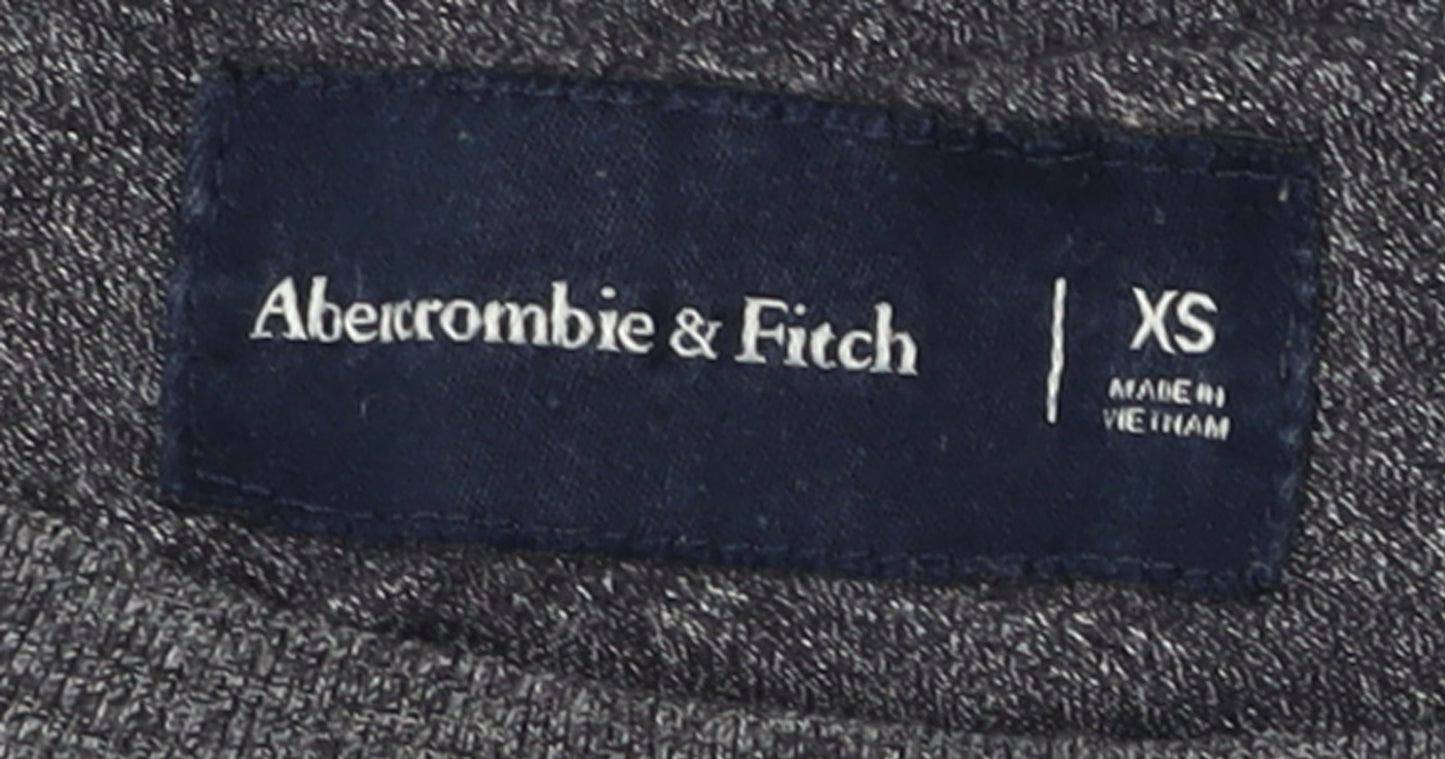Mens UK Size XS Abercrombie & Fitch Grey  T-Shirt