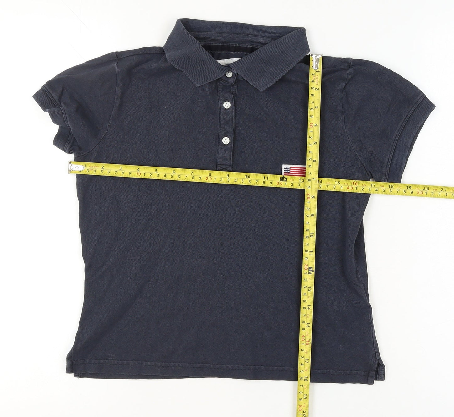 Boys UK Size L Superdry Blue Basic Polo