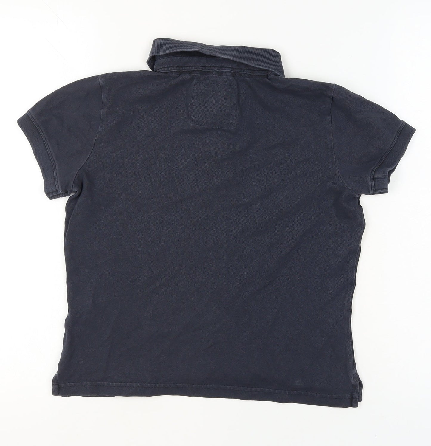 Boys UK Size L Superdry Blue Basic Polo