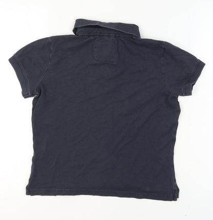 Boys UK Size L Superdry Blue Basic Polo