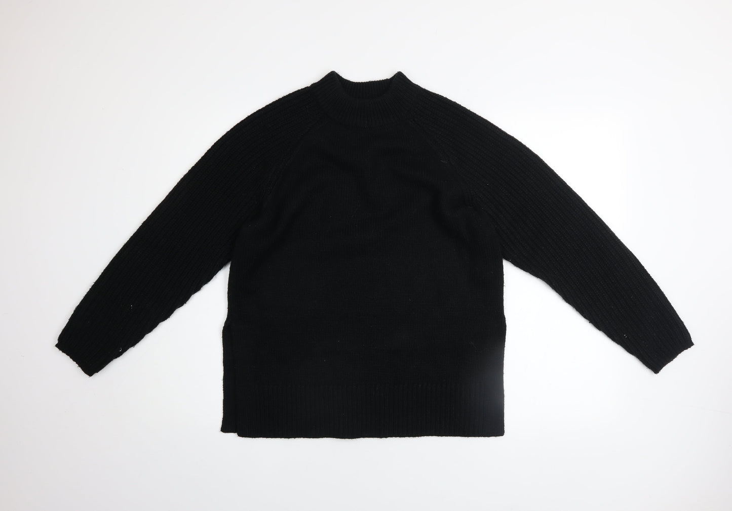 Womens UK Size S Marks and Spencer Black Pullover Jumper