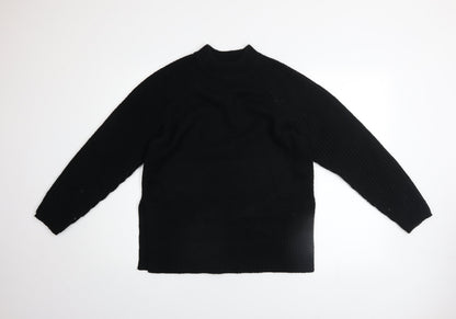 Womens UK Size S Marks and Spencer Black Pullover Jumper