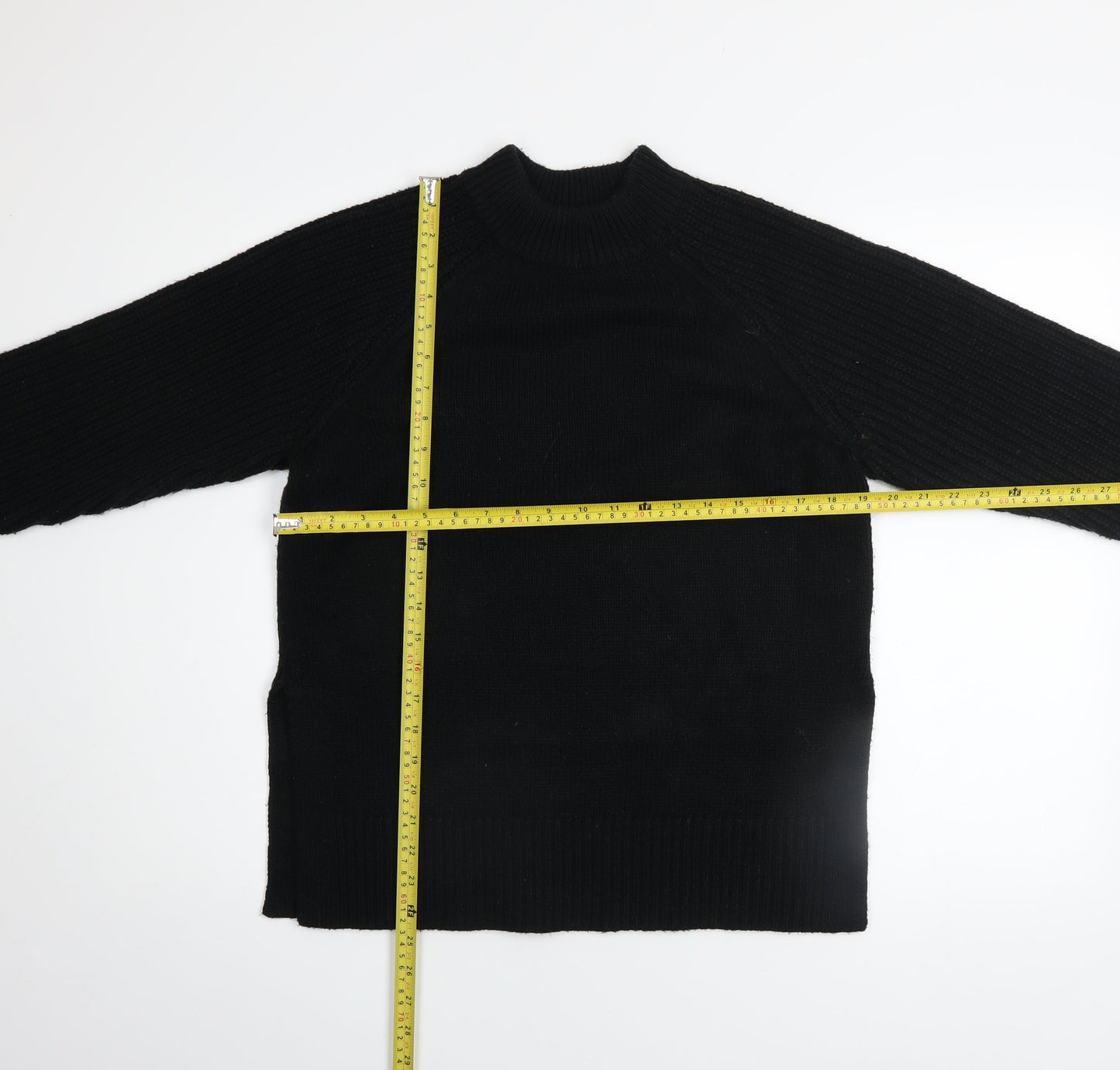 Womens UK Size S Marks and Spencer Black Pullover Jumper