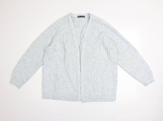 Womens UK Size L Marks and Spencer Grey Cardigan Jumper