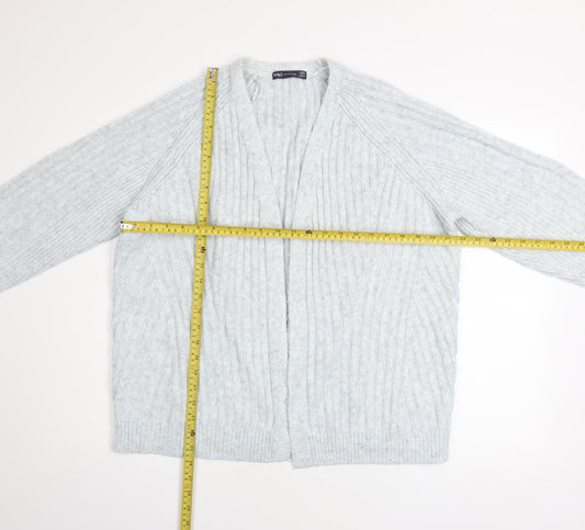 Womens UK Size L Marks and Spencer Grey Cardigan Jumper