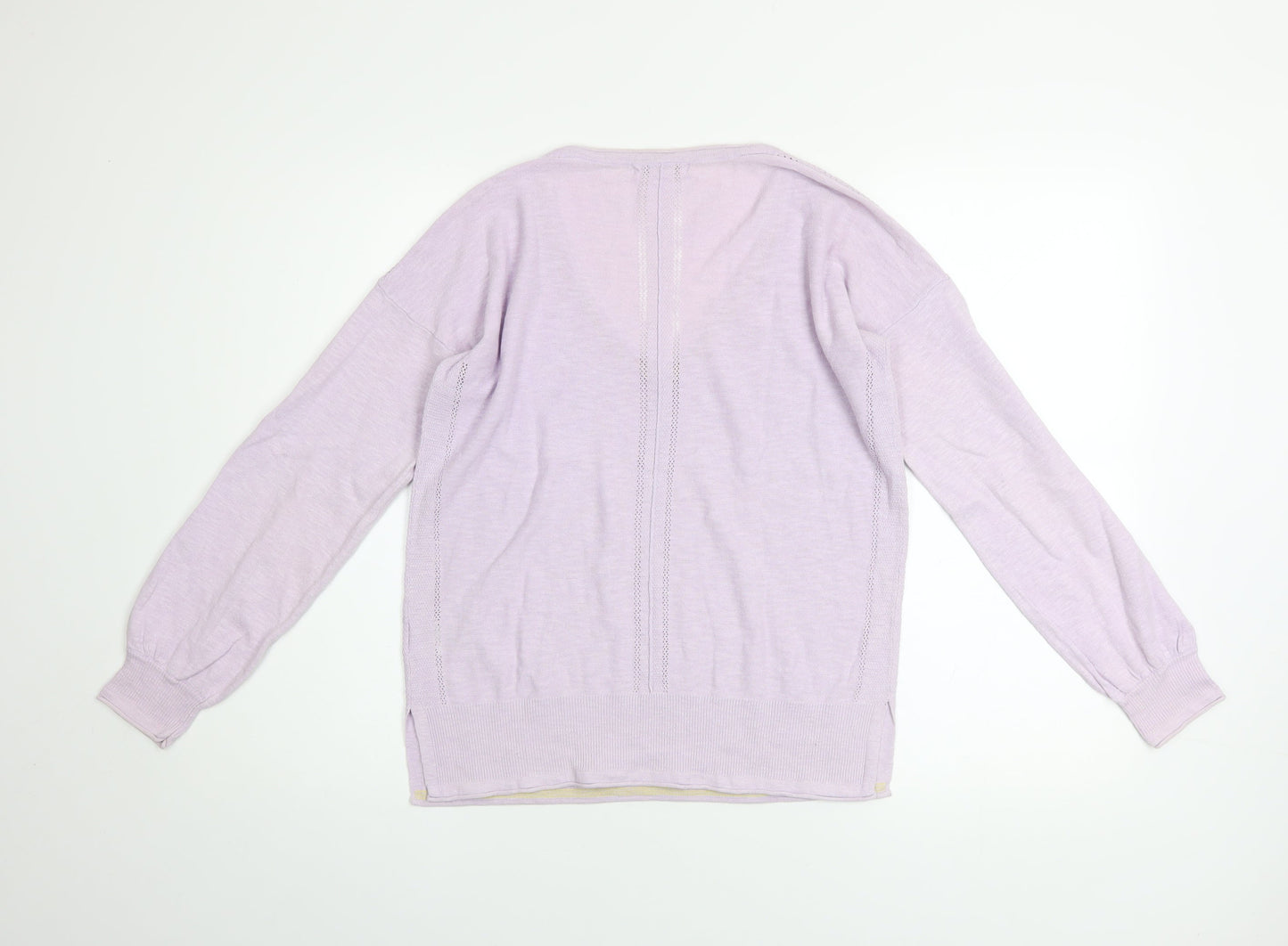 Womens UK Size 10 White Stuff Purple Pullover Jumper