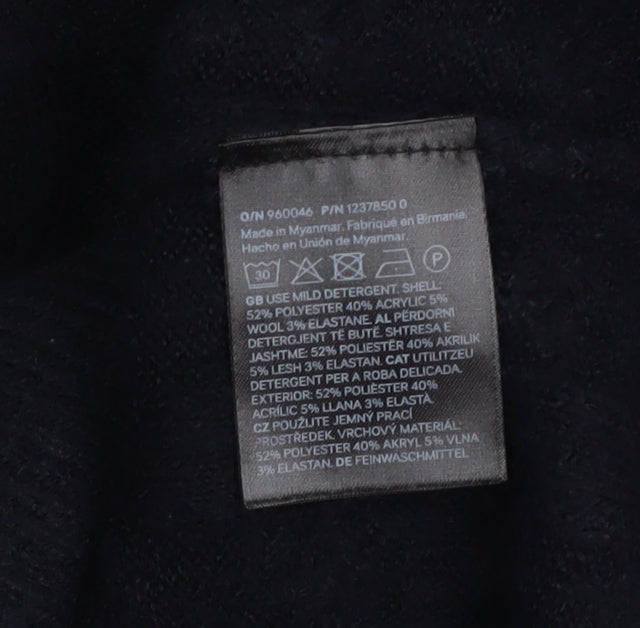 Womens UK Size 8 H&M Black Pullover Jumper